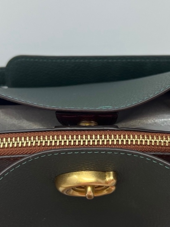 Coach Handbags - Green leather Coach